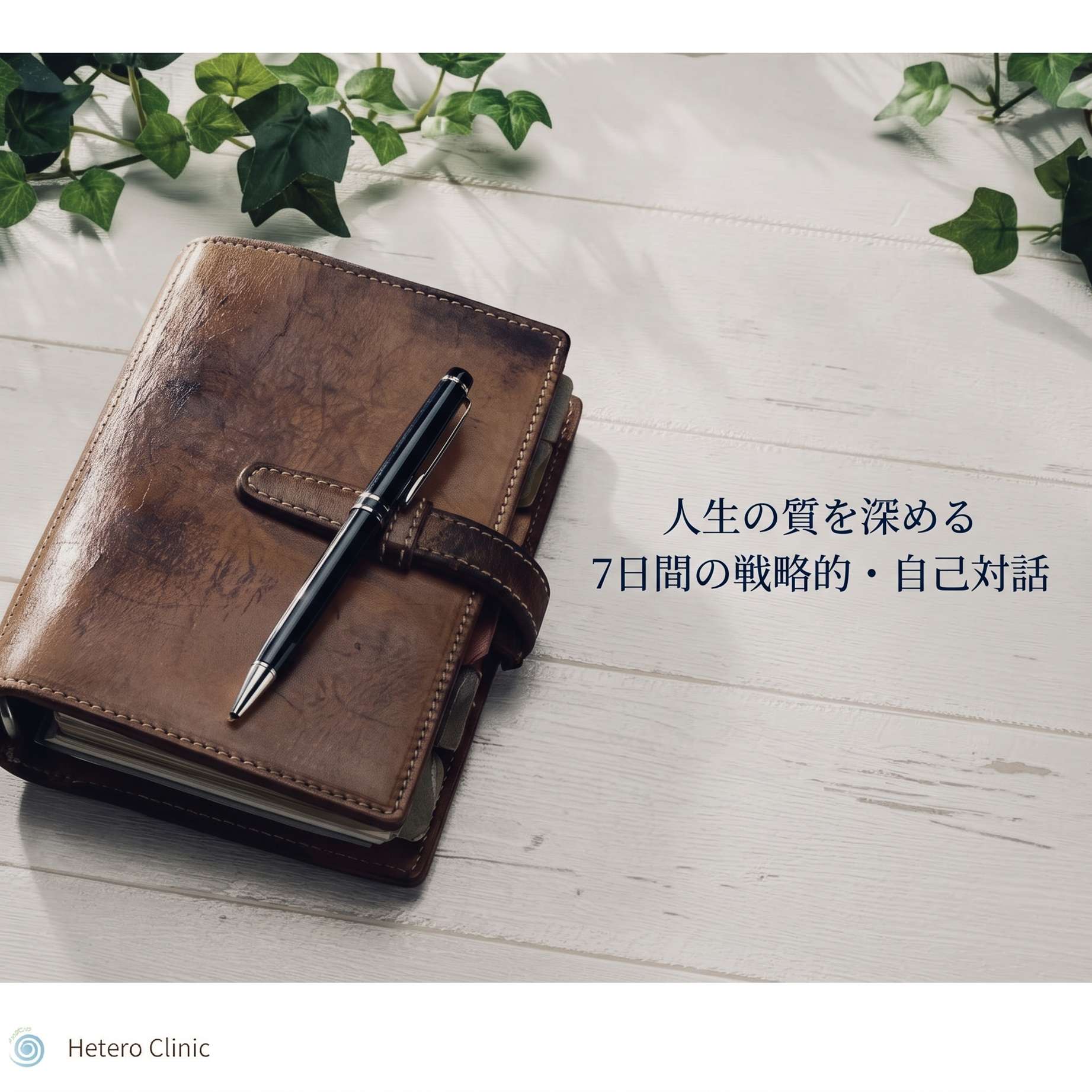『期待に応える足し算』から卒業する。人生の質（クオリティ）を深める、7日間の戦略的・自己対話